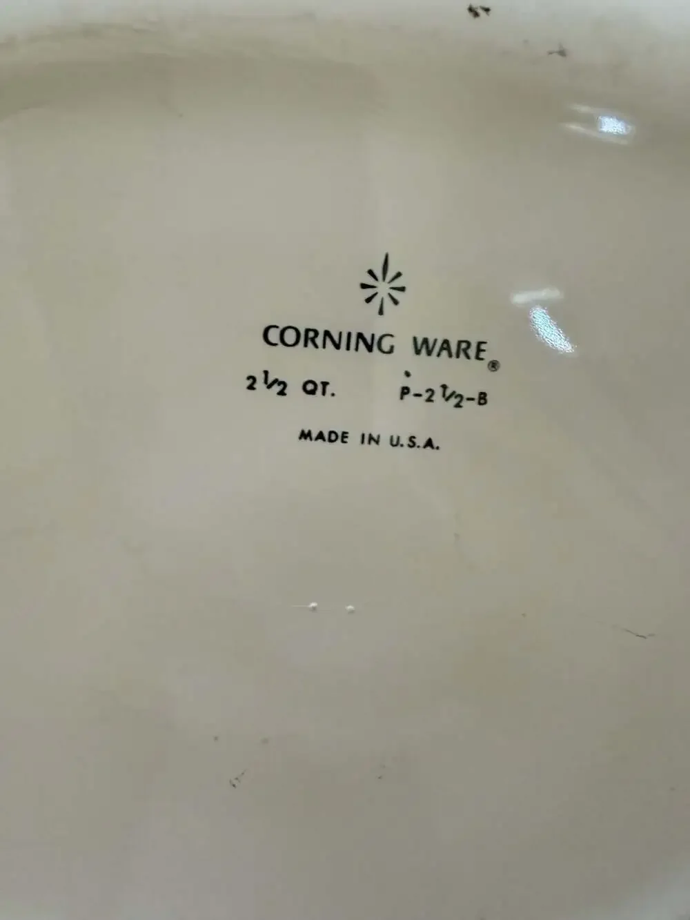 CorningWare Blue Cornflower 2 1/2 Qt Casserole Dish P-2 1/2-B